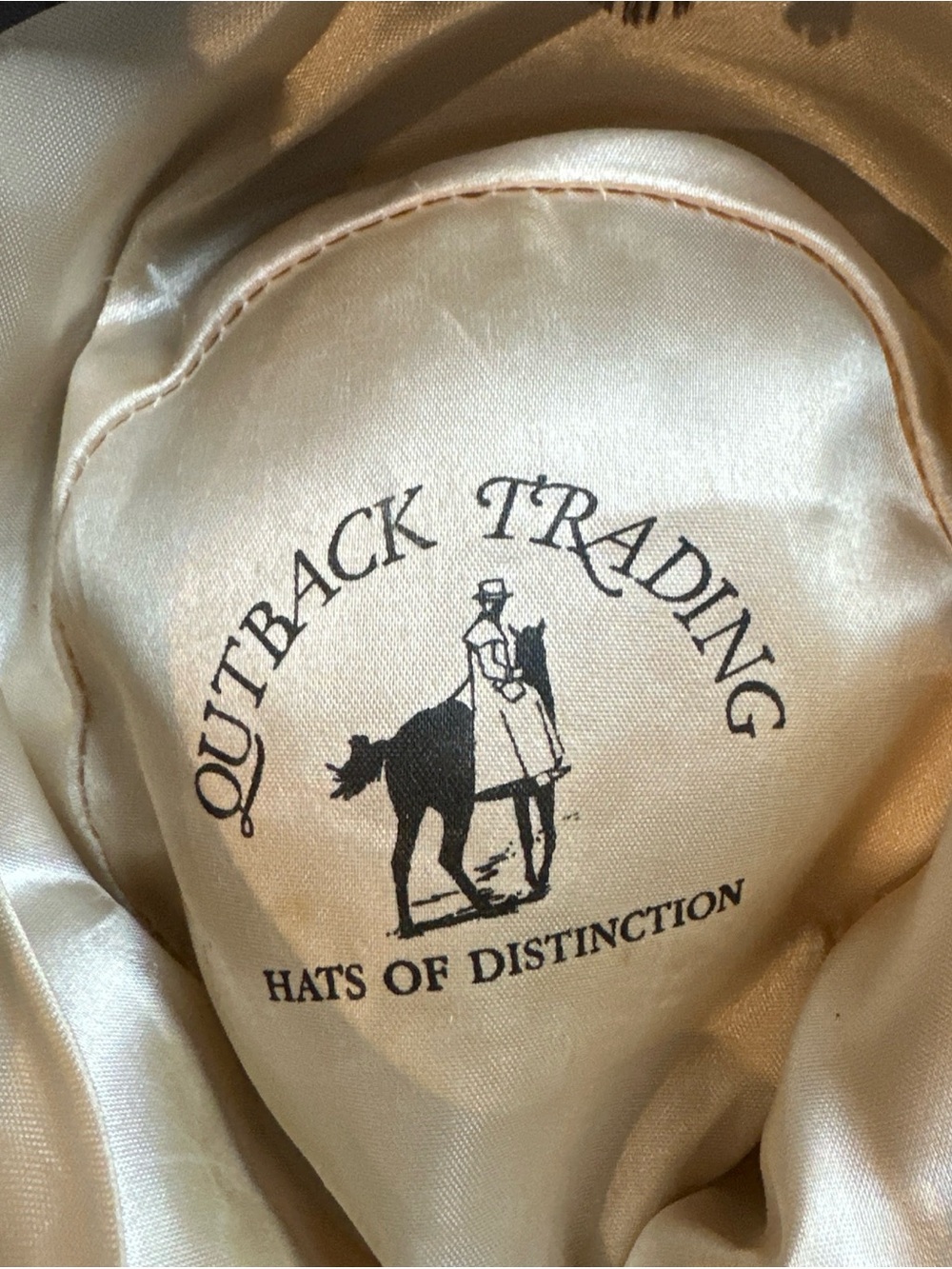 Outback Trading 2X Felt Cowboy Hat with Decorative Band - Light Taupe - Picture 4 of 16